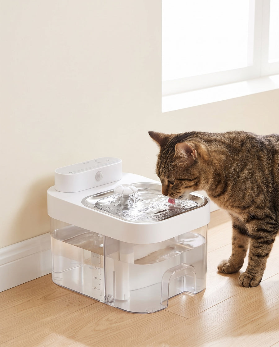 AquaPure separates clean and used water completely.