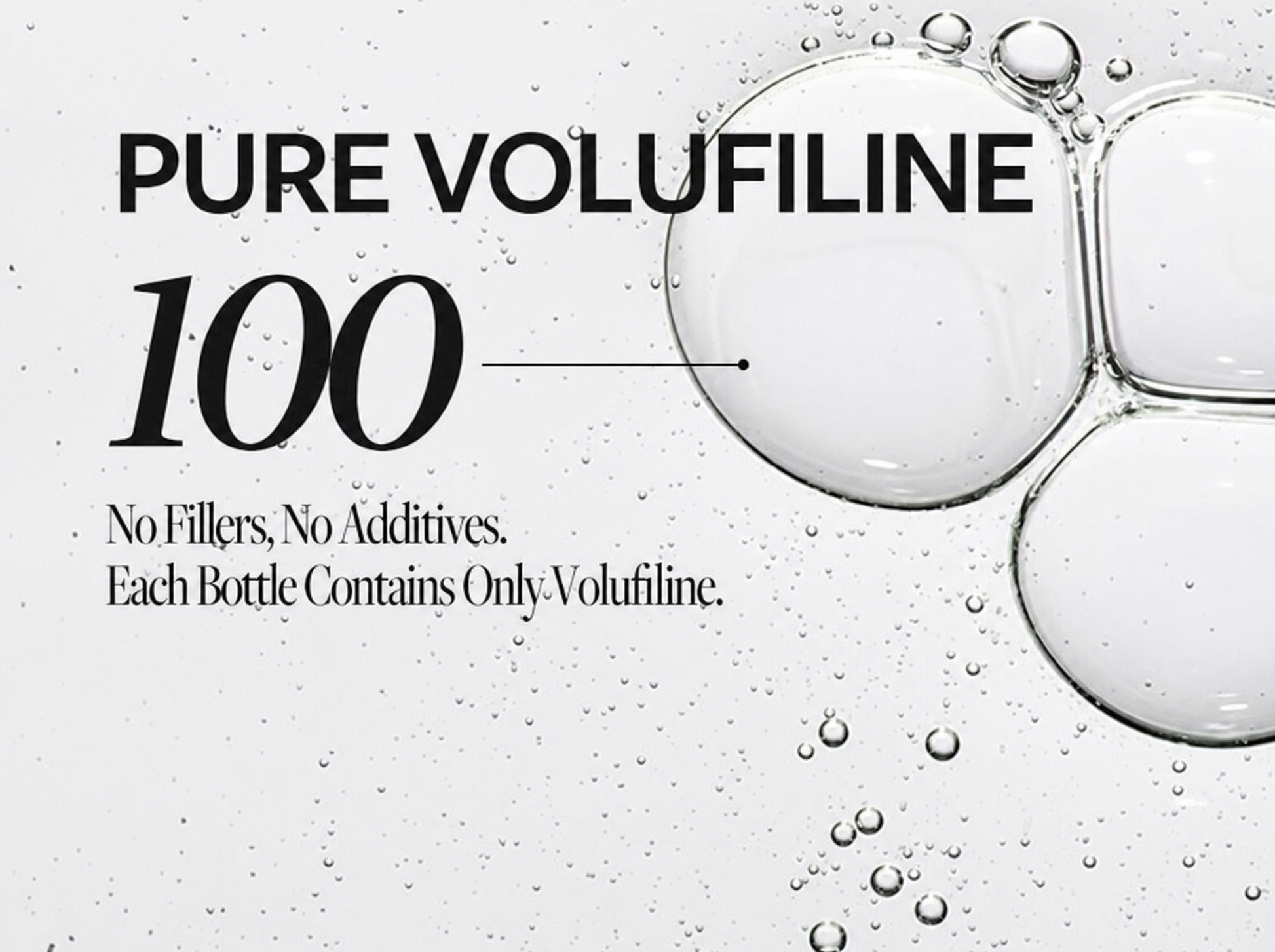 Pure Volufiline 100 - no fillers, no additives