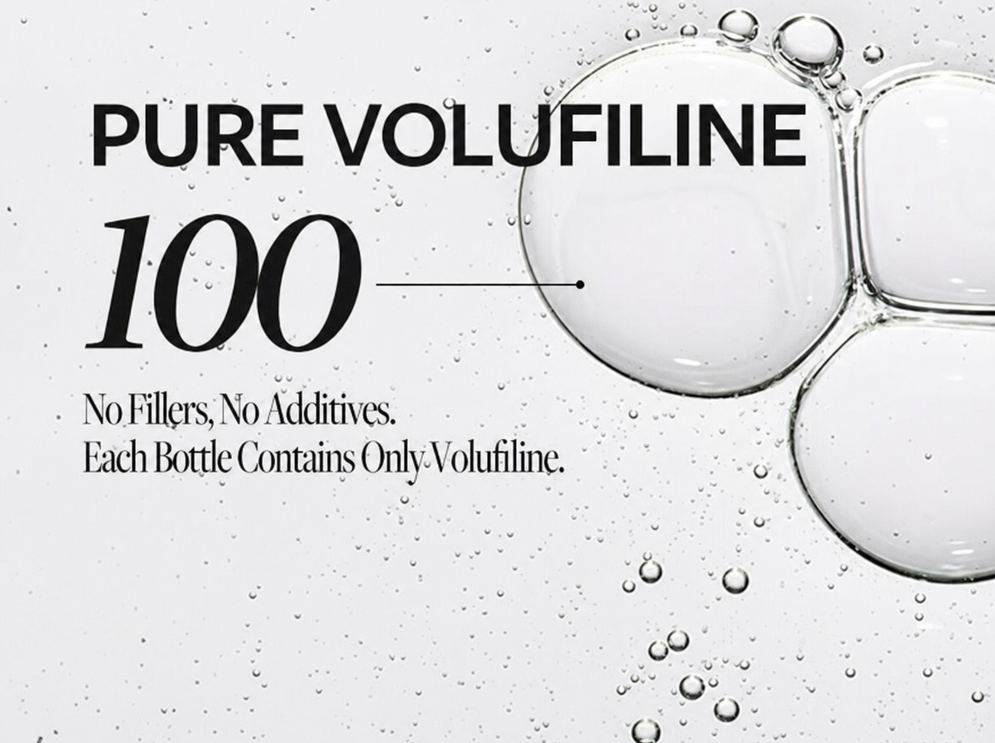 Pure Volufiline 100 - no fillers, no additives